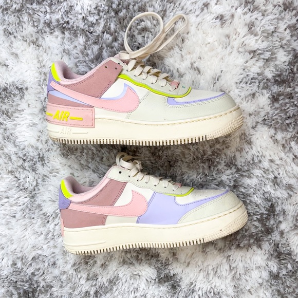 Nike Air Force 1 Shadow "Cashmere" Sneakers Size 9.5 - Picture 8 of 10